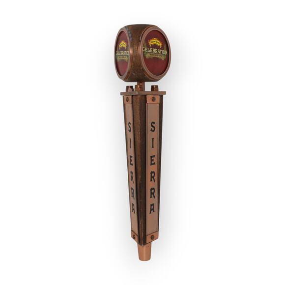 Sierra Nevada Celebration Draft Beer Tap Handle Fresh Hop IPA 12" Wood Metal - Picture 7 of 7